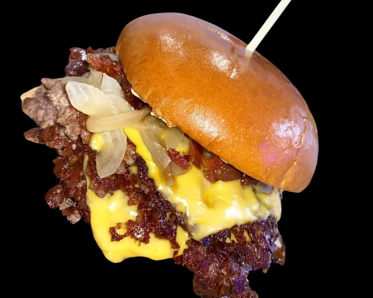 Bacon cheddar burger